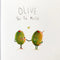 Olive You So Much | Greeting Card by Well Drawn. Australian Art Prints and Homewares. Green Door Decor. www.greendoordecor.com.au