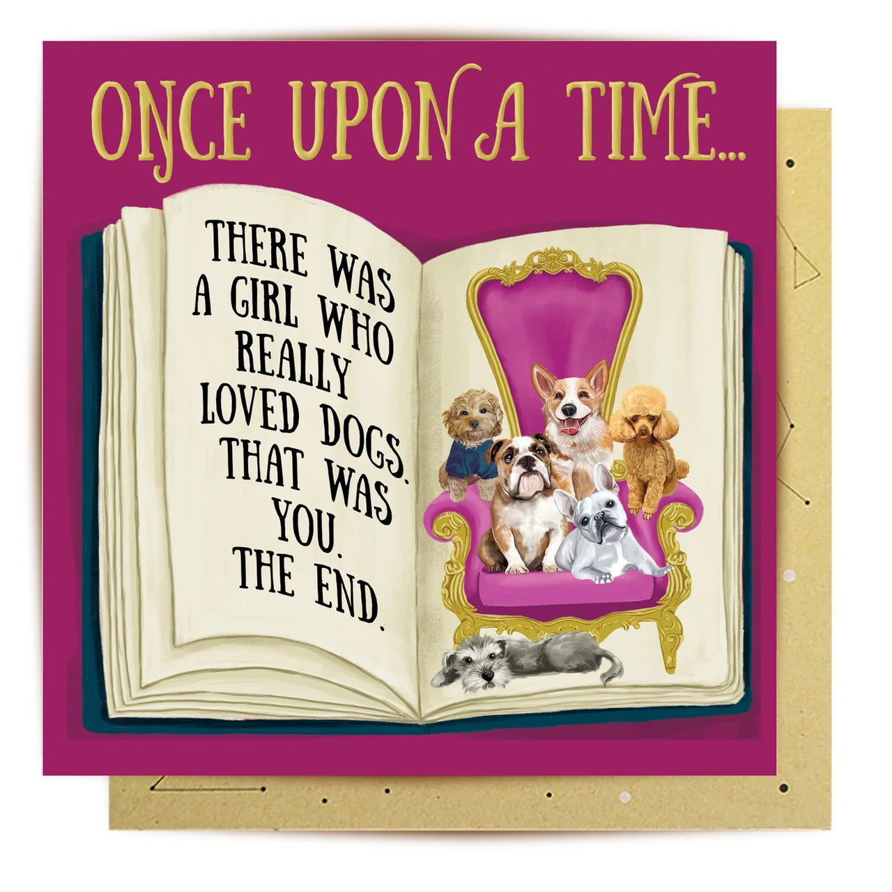 Greeting Card | Once Upon A Time by La La Land. Australian Art Prints, Fashion and Homewares. Green Door Decor. www.greendoordecor.com.au