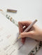 Orchid Executive Gel Ink Pen (Boxed) by Bespoke Letterpress. Australian Art Prints, Gifts, Fashion and Homewares. Green Door Decor. www.greendoordecor.com.au