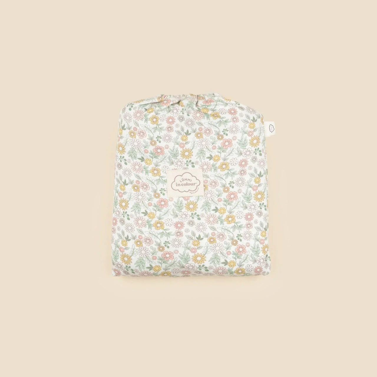 Organic Cotton Baby Swaddle Wrap | Daisies by Lummi in Colour. Australian Art Prints, Gifts, Fashion and Homewares. Green Door Decor. www.greendoordecor.com.au