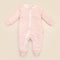 Organic Cotton Zip Growsuit | Pink Stripes by Lummi in Colour. Australian Art Prints, Gifts, Fashion and Homewares. Green Door Decor. www.greendoordecor.com.au