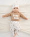 Organic Cotton Long Sleeve Bodysuit | Chenille Baby Bear by Lummi in Colour. Australian Art Prints, Gifts, Fashion and Homewares. Green Door Decor. www.greendoordecor.com.au