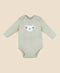 Organic Cotton Long Sleeve Bodysuit | Chenille Koala Bear by Lummi in Colour. Australian Art Prints, Gifts, Fashion and Homewares. Green Door Decor. www.greendoordecor.com.au