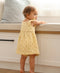 Organic Cotton Muslin Buttoned Dress | Lemons by Lummi in Colour. Australian Art Prints, Gifts, Fashion and Homewares. Green Door Decor. www.greendoordecor.com.au