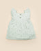 Organic Cotton Muslin Ruffle Dress | Daisy Green by Lummi in Colour. Australian Art Prints, Gifts, Fashion and Homewares. Green Door Decor. www.greendoordecor.com.au