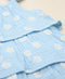 Organic Cotton Muslin Tiered Dress | Daisy Blue by Lummi in Colour. Australian Art Prints, Gifts, Fashion and Homewares. Green Door Decor. www.greendoordecor.com.au