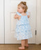 Organic Cotton Muslin Tiered Dress | Daisy Blue by Lummi in Colour. Australian Art Prints, Gifts, Fashion and Homewares. Green Door Decor. www.greendoordecor.com.au