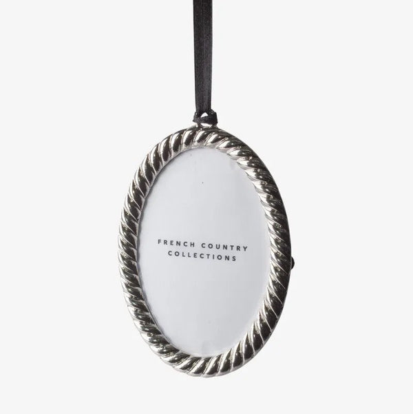 Oval Rope Design | Mini Hanging Photo Frame by French Country Collections. Australian Art Prints, Gifts, Fashion and Homewares. Green Door Decor. www.greendoordecor.com.au