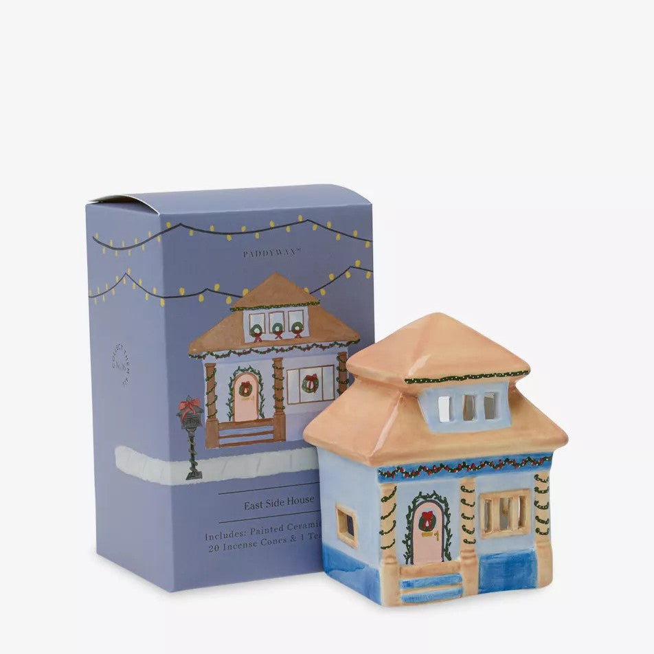 Paddywax | No. 06 - East Side House Ceramic Incense & Tea Light Holder by Designworks Collective Australia. Australian Art Prints, Gifts, Fashion and Homewares. Green Door Decor. www.greendoordecor.com.au