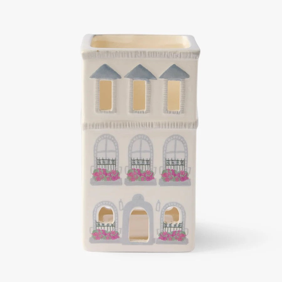 Paddywax | No. 09 - Parisian Townhouse Ceramic Incense & Tea Light Holder by Designworks Collective Australia. Australian Art Prints, Gifts, Fashion and Homewares. Green Door Decor. www.greendoordecor.com.au