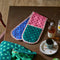'Paige' Double Oven Mitt by Sage and Clare. Australian Art Prints, Gifts, Fashion and Homewares. Green Door Decor. www.greendoordecor.com.au