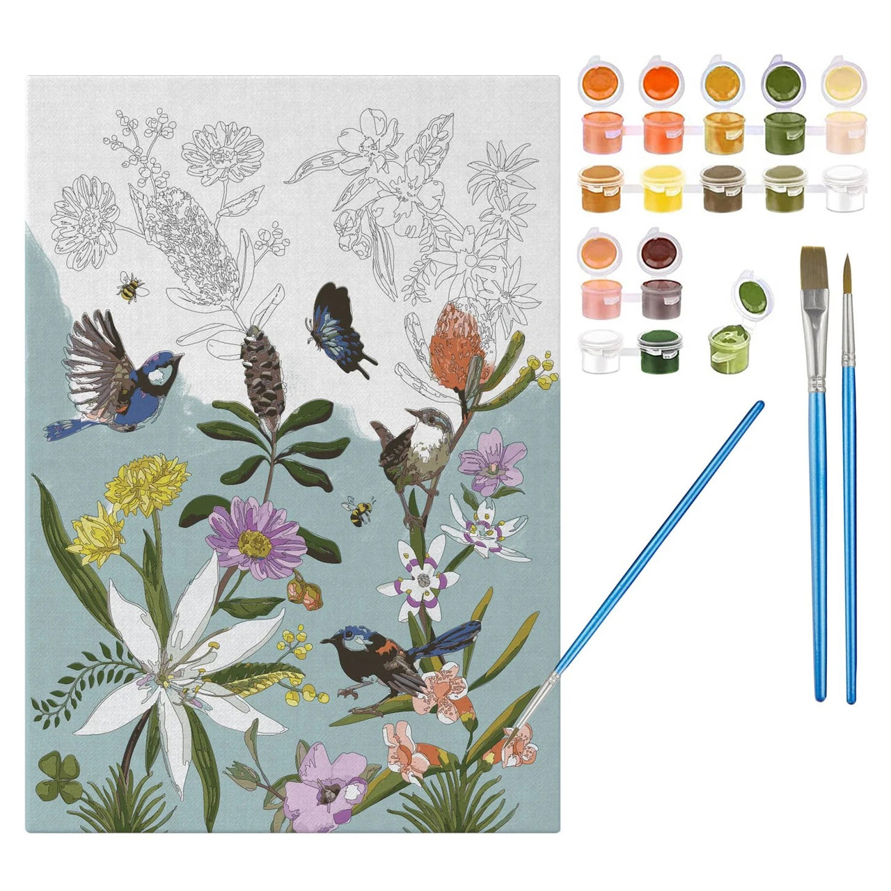 Paint By Number | Backcountry by La La Land. Australian Art Prints, Gifts, Fashion and Homewares. Green Door Decor. www.greendoordecor.com.au