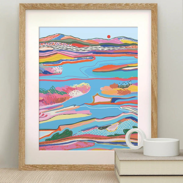 Paint By Numbers | Lake Windermere by Journey of Something. Australian Art Prints and Homewares. Green Door Decor. www.greendoordecor.com.au