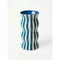 'Palma' Navy Stripe Vase by Jones and Co. Australian Art Prints, Fashion and Homewares. Green Door Decor. www.greendoordecor.com.au