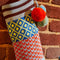 'Palmina' Knitted Stocking | Cerulean by Sage & Clare. Australian Art Prints and Homewares. Green Door Decor. www.greendoordecor.com.au