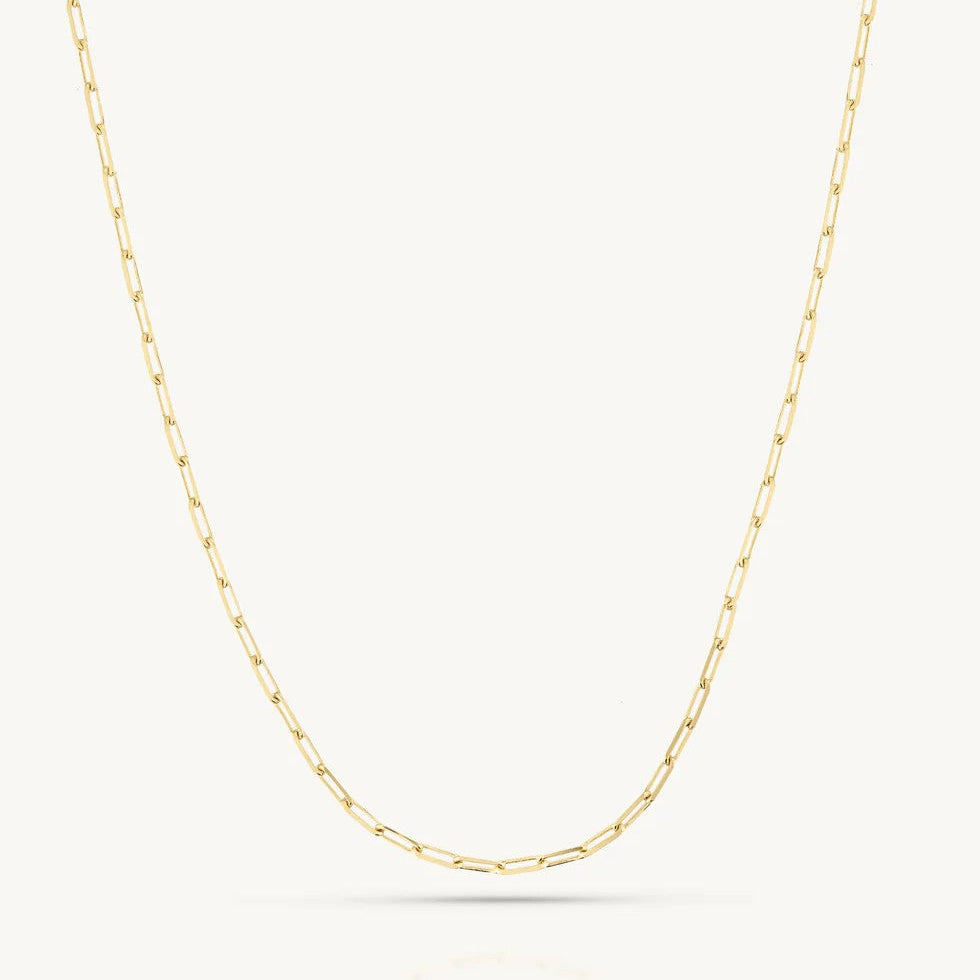 'Paperclip' Gold Chain by ToniMay. Australian Art Prints, Gifts, Fashion and Homewares. Green Door Decor. www.greendoordecor.com.au