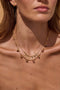 'Paradigm' Gold Necklace by ToniMay. Australian Art Prints, Gifts, Fashion and Homewares. Green Door Decor. www.greendoordecor.com.au