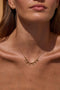 'Paradigm' Gold Necklace by ToniMay. Australian Art Prints, Gifts, Fashion and Homewares. Green Door Decor. www.greendoordecor.com.au