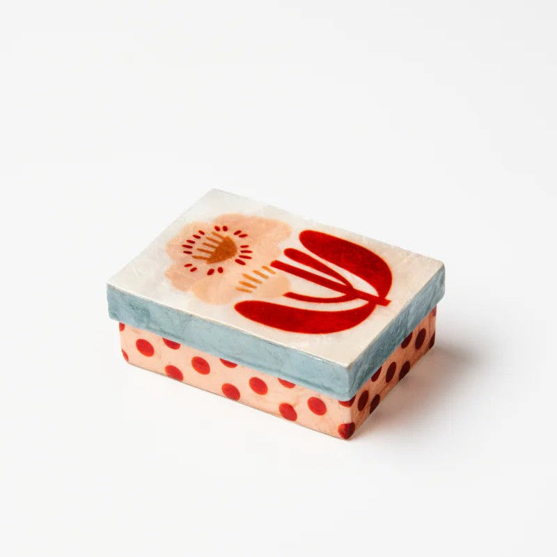 'Paradis' Pink Rec Box by Jones and Co. Australian Art Prints, Fashion and Homewares. Green Door Decor. www.greendoordecor.com.au