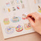 Market Days | Colouring & Stickers Book by Zoe De Las Cases. Australian Art Prints, Gifts, Fashion and Homewares. Green Door Decor. www.greendoordecor.com.au