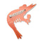 Pascal the Parisian Prawn Brooch | Erstwilder. Australian Art Prints, Gifts, Fashion and Homewares. Green Door Decor. www.greendoordecor.com.au