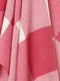 Pastel Block Merino Throw | Cerise by Bronte by Moon. Australian Art Prints and Homewares. Green Door Decor. www.greendoordecor.com.au