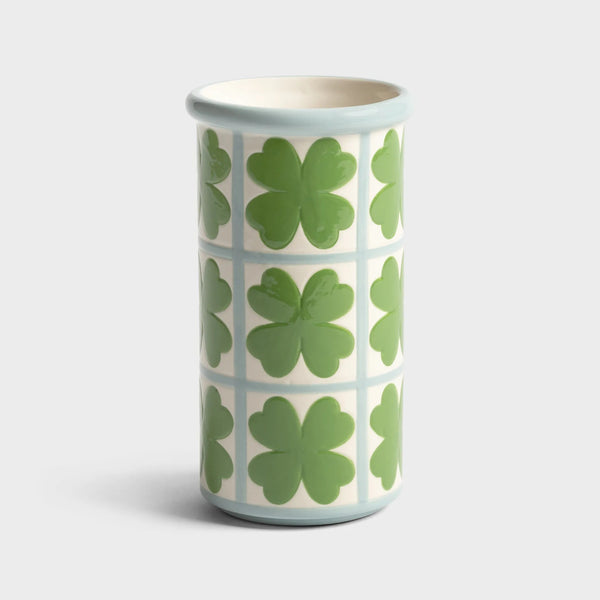 Klevering | Patch Vase - Clover by Klevering, French Bazaar. Australian Art Prints, Gifts, Fashion and Homewares. Green Door Decor. www.greendoordecor.com.au