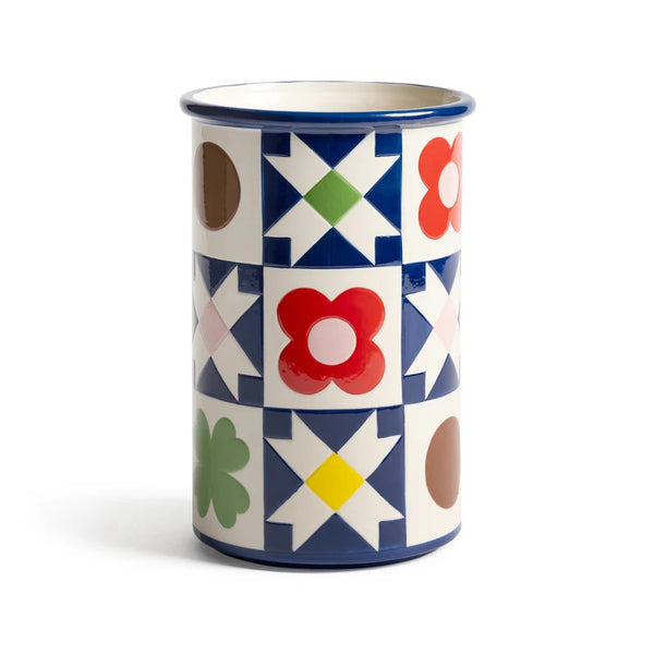 Klevering | Patch Vase - Quilt by Klevering, French Bazaar. Australian Art Prints, Gifts, Fashion and Homewares. Green Door Decor. www.greendoordecor.com.au