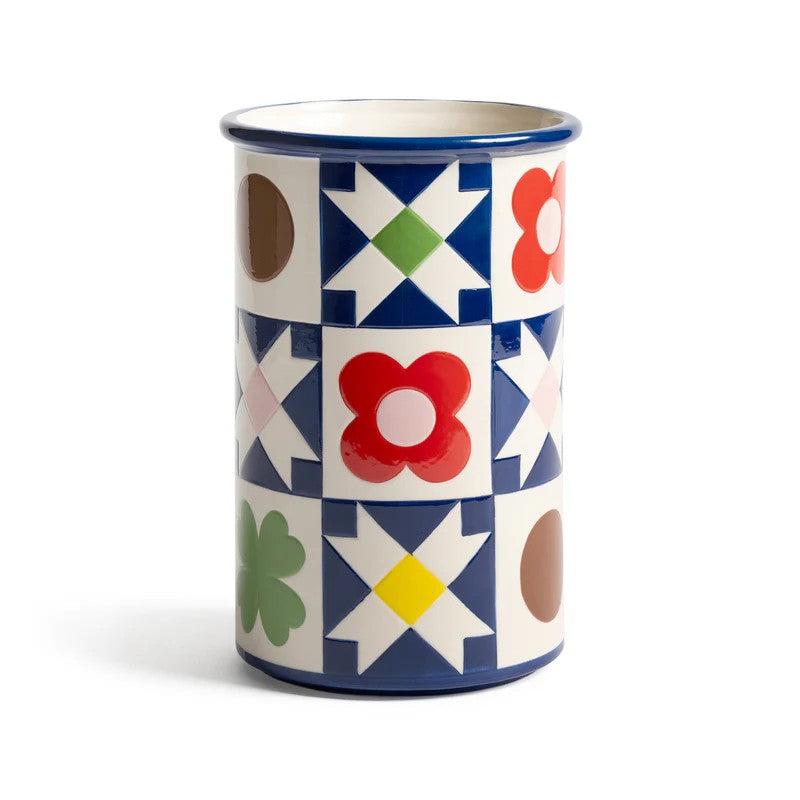 Klevering | Patch Vase - Quilt by Klevering, French Bazaar. Australian Art Prints, Gifts, Fashion and Homewares. Green Door Decor. www.greendoordecor.com.au