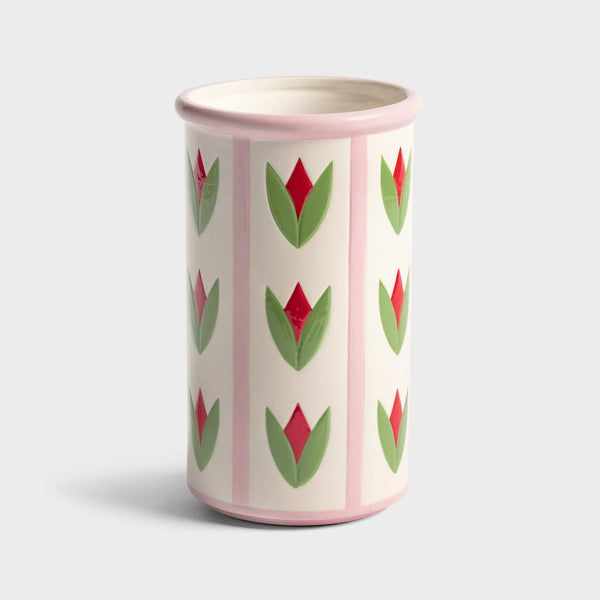 Klevering | Patch Vase - Tulip by Klevering, French Bazaar. Australian Art Prints, Gifts, Fashion and Homewares. Green Door Decor. www.greendoordecor.com.au