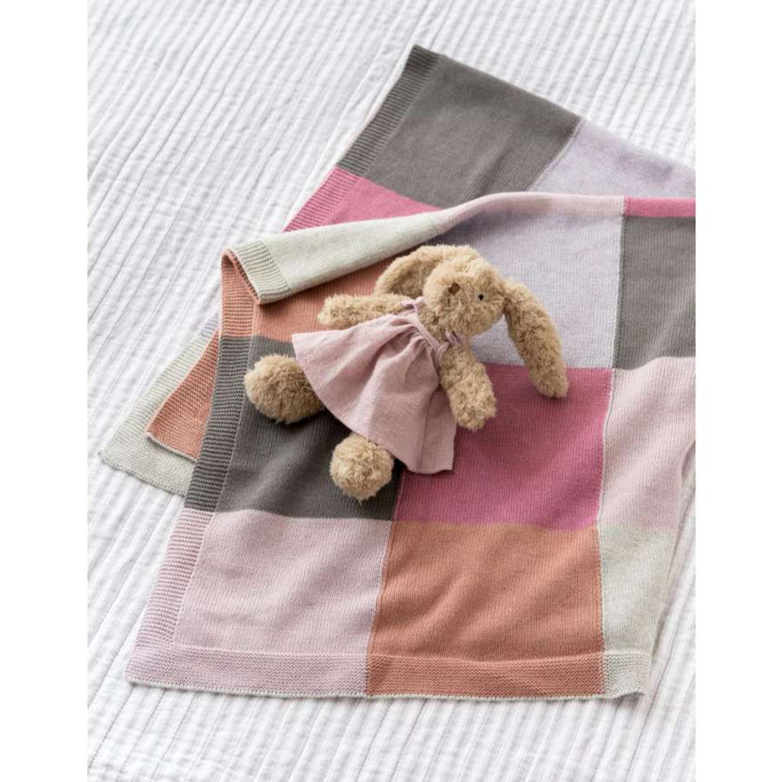 Patchwork Baby Blanket | Lilac by Nana Huchy. Australian Art Prints and Homewares. Green Door Decor. www.greendoordecor.com.au