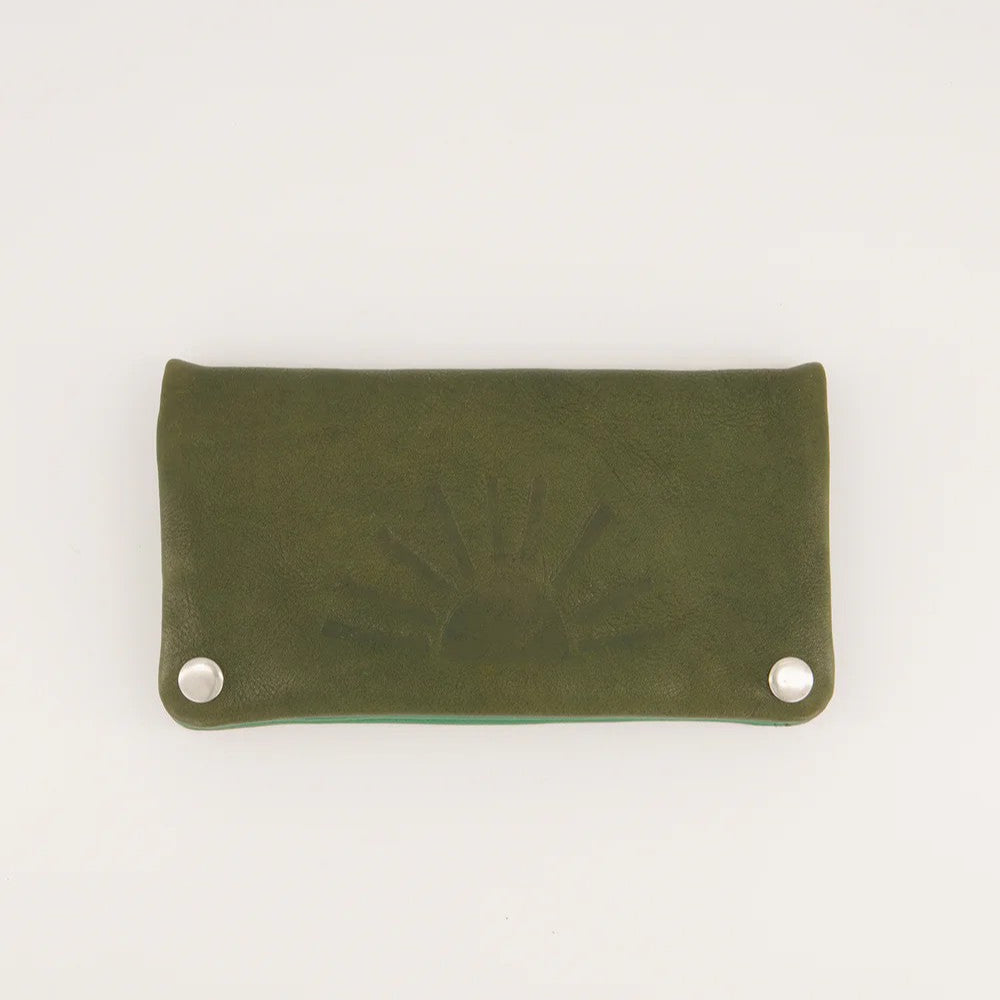 Pearl Wallet | Khaki by Nancybird. Australian Art Prints and Homewares. Green Door Decor. www.greendoordecor.com.au