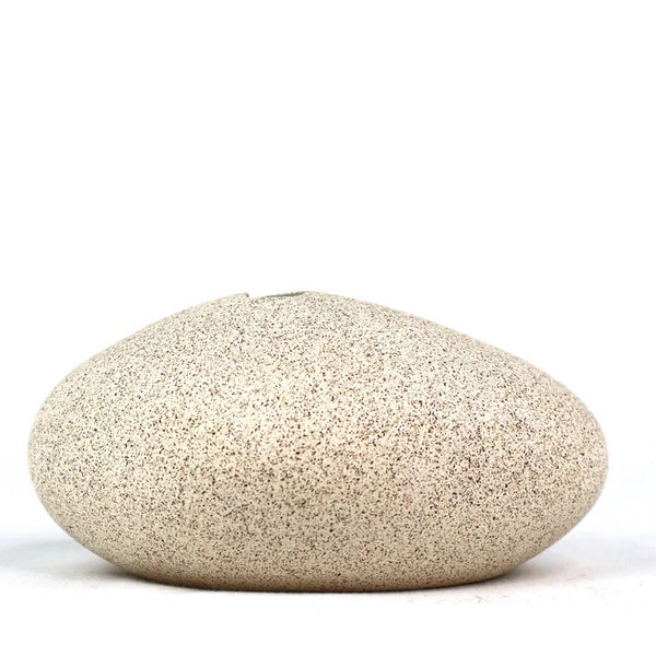 'Pebble' Large Vase | White Sand by Roshi Ceramics. Australian Art Prints, Fashion and Homewares. Green Door Decor. www.greendoordecor.com.au