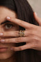 'Pebble Mixed' Gold Stacker Ring | Size 10 by ToniMay. Australian Art Prints, Gifts, Fashion and Homewares. Green Door Decor. www.greendoordecor.com.au
