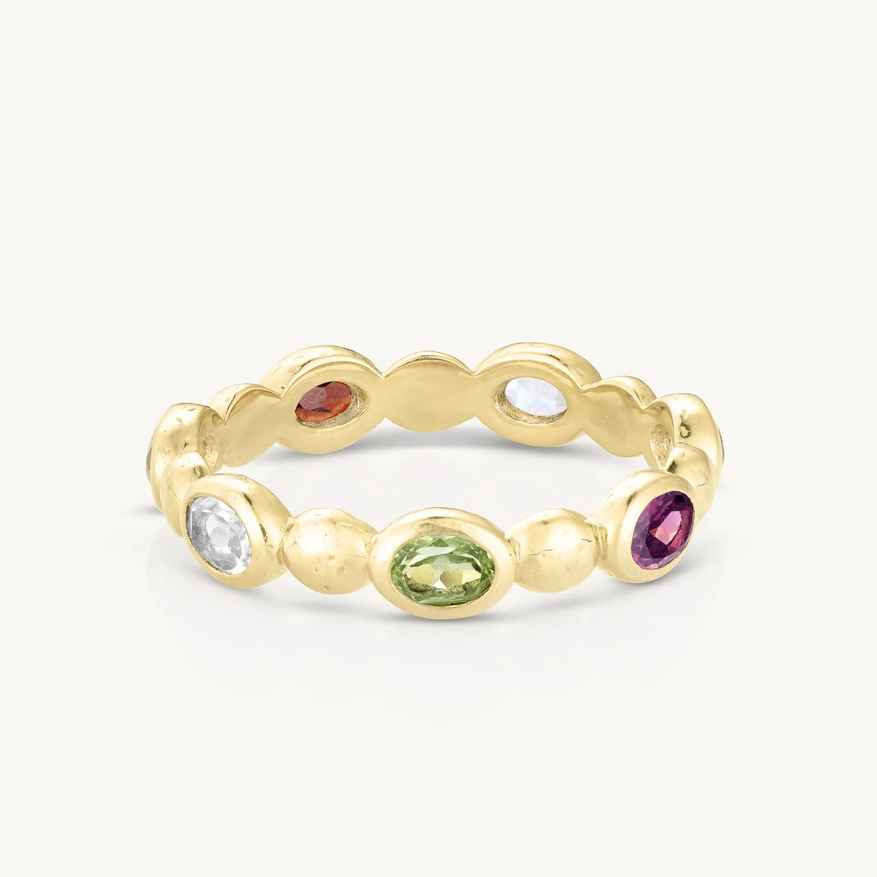 'Pebble Mixed' Gold Stacker Ring | Size 10 by ToniMay. Australian Art Prints, Gifts, Fashion and Homewares. Green Door Decor. www.greendoordecor.com.au