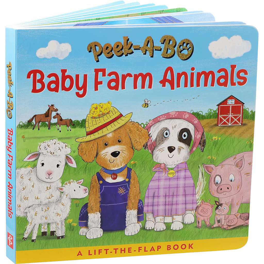 Peek-A-Bo Book | Farm Animals by Peter Pauper Press. Australian Art Prints, Gifts, Fashion and Homewares. Green Door Decor. www.greendoordecor.com.au