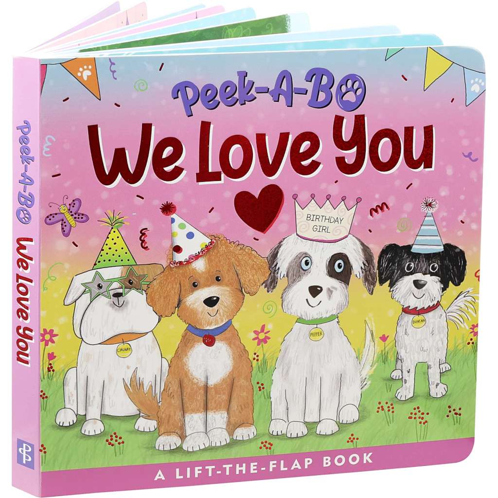 Peek-A-Bo Book | We Love You by Peter Pauper Press. Australian Art Prints, Gifts, Fashion and Homewares. Green Door Decor. www.greendoordecor.com.au
