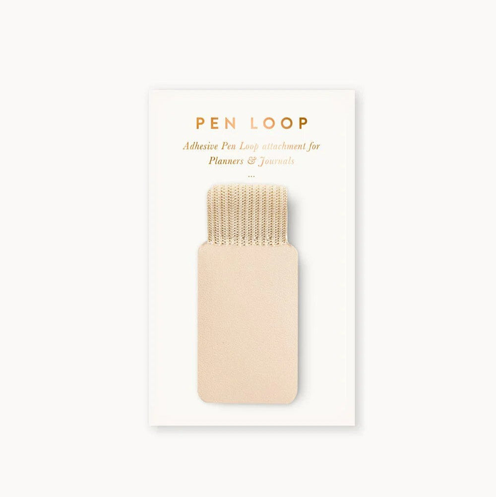 Adhesive Rectangle Pen Loop | Ivory by Bespoke Letterpress. Australian Art Prints and Homewares. Green Door Decor. www.greendoordecor.com.au