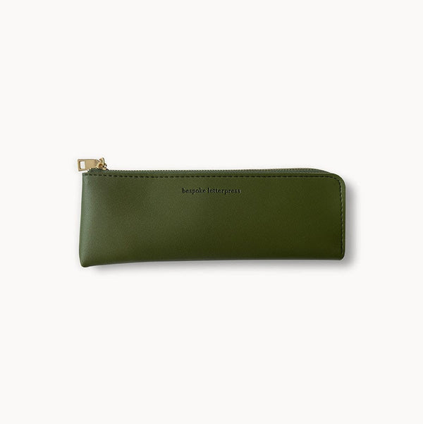 Pencil Case Slim | Olive by Bespoke Letterpress. Australian Art Prints and Homewares. Green Door Decor. www.greendoordecor.com.au
