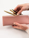 Pencil Case Slim | Tea Rose by Bespoke Letterpress. Australian Art Prints and Homewares. Green Door Decor. www.greendoordecor.com.au