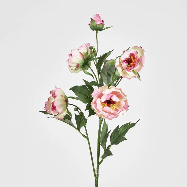 Faux Flower | Peony Spray 64cm Pink by Florabelle. Australian Art Prints, Gifts, Fashion and Homewares. Green Door Decor. www.greendoordecor.com.au