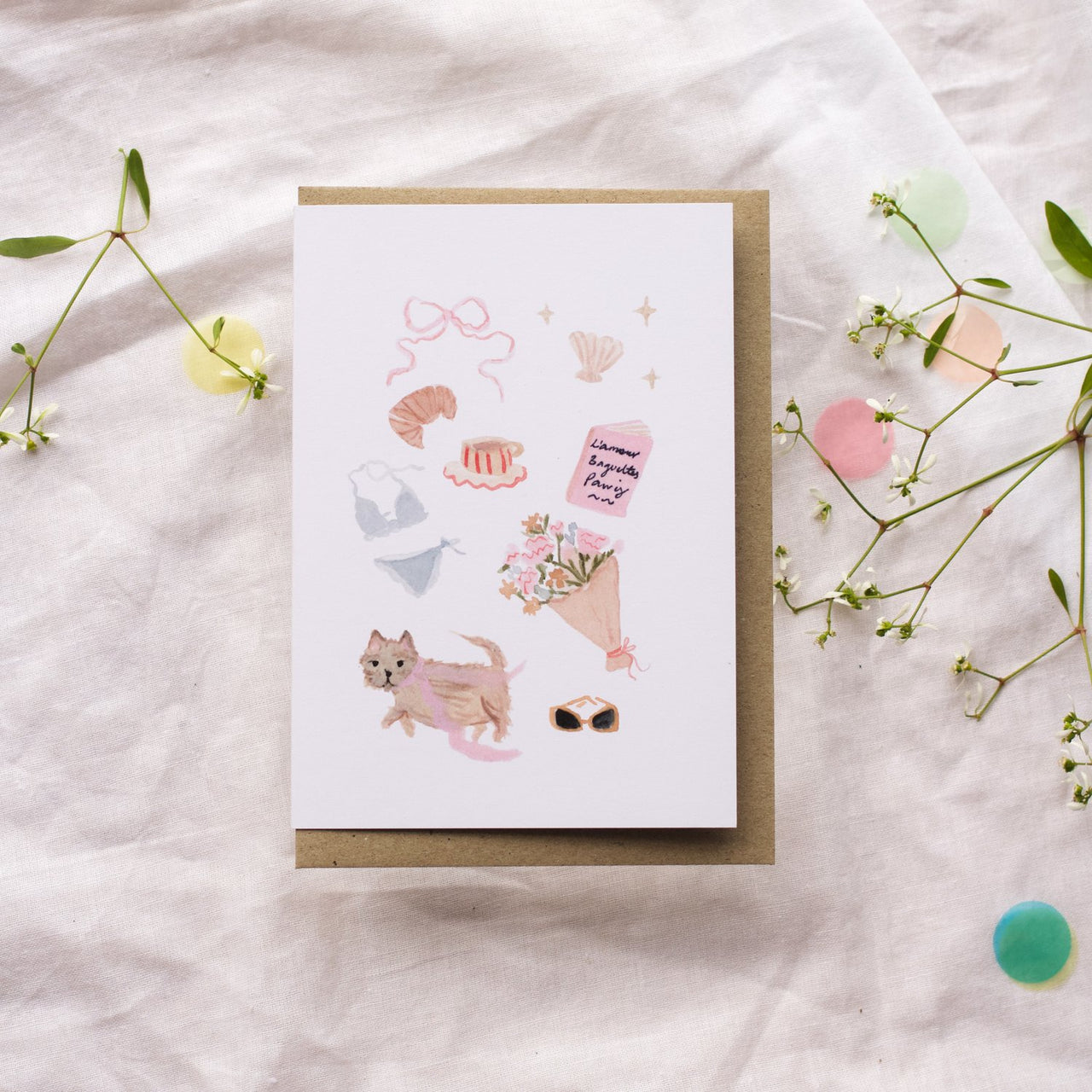 Perfect Sundays | Greeting Card. Australian Art Prints and Homewares. Green Door Decor. www.greendoordecor.com.au