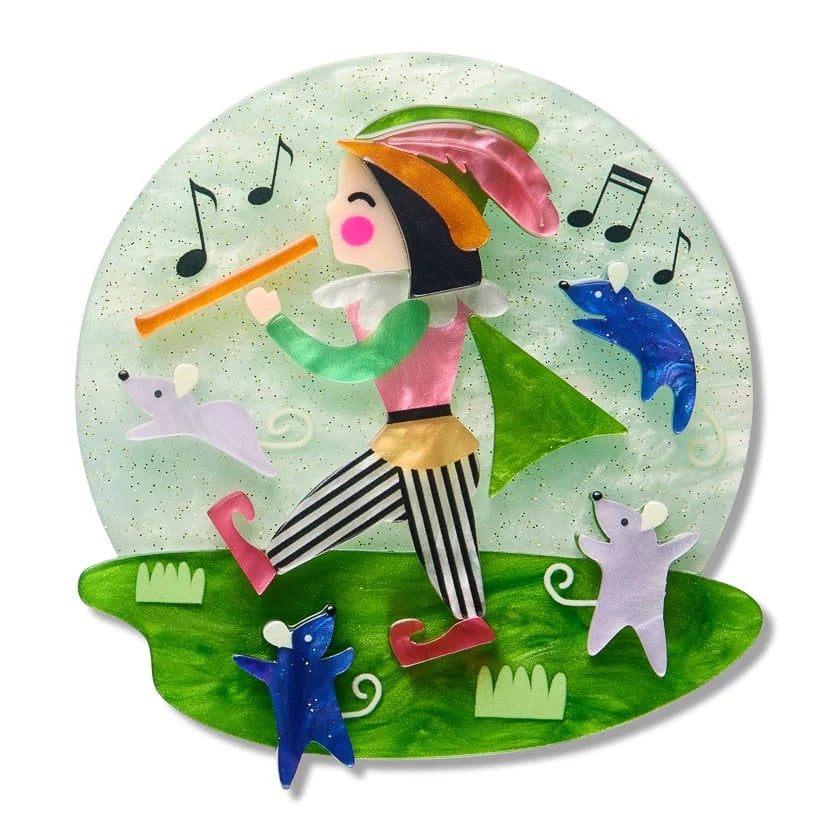 Pest Control Brooch | Erstwilder x Pete Cromer Fairy Tales Collection. Australian Art Prints, Gifts, Fashion and Homewares. Green Door Decor. www.greendoordecor.com.au