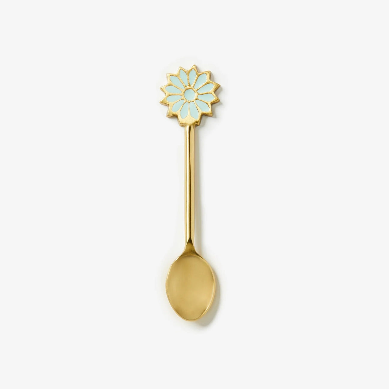 Petal Blue Teaspoon by Bonnie and Neil. Australian Art Prints and Homewares. Green Door Decor. www.greendoordecor.com.au