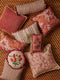 Linen Cushion (40x30cm) | Petra Coral by Bonnie and Neil. Australian Art Prints, Gifts, Fashion and Homewares. Green Door Decor. www.greendoordecor.com.au