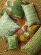 Linen Cushion (40x30cm) | Petra Green. Australian Art Prints, Gifts, Fashion and Homewares. Green Door Decor. www.greendoordecor.com.au