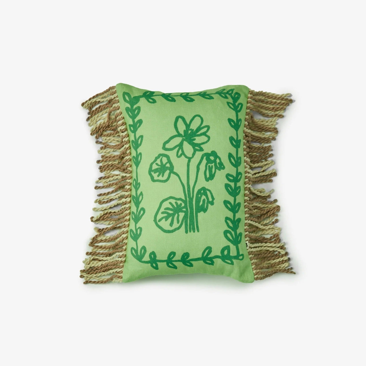 Linen Cushion (40x30cm) | Petra Green. Australian Art Prints, Gifts, Fashion and Homewares. Green Door Decor. www.greendoordecor.com.au
