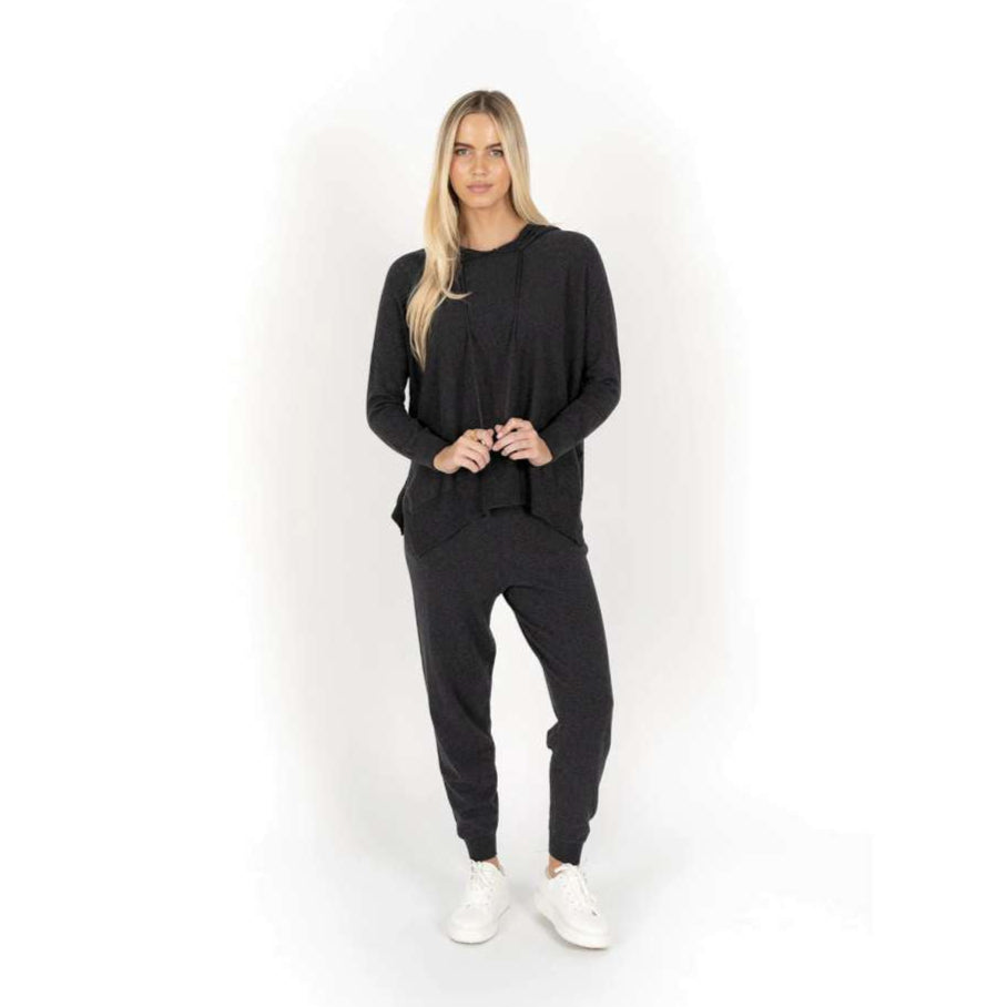 Peyton Hoodie | Charcoal by Humidity Lifestyle. Australian Art Prints and Homewares. Green Door Decor. www.greendoordecor.com.au