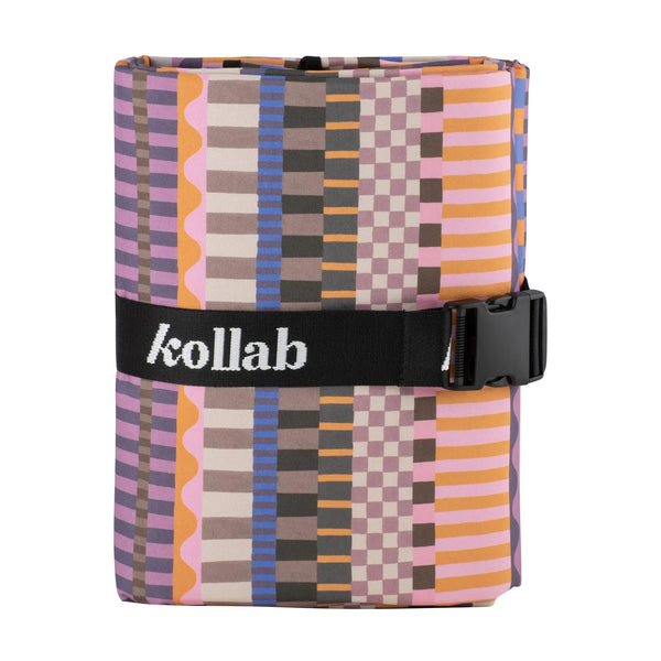 Holiday Picnic Mat | Carnival Stripe by Kollab. Australian Art Prints, Gifts, Fashion and Homewares. Green Door Decor. www.greendoordecor.com.au