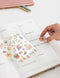 Picnic Sticker Sheet by Bespoke Letterpress. Australian Art Prints, Gifts, Fashion and Homewares. Green Door Decor. www.greendoordecor.com.au